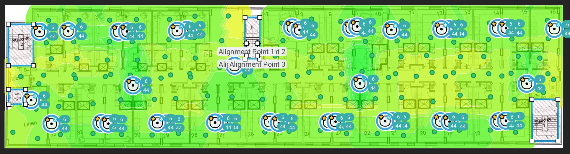 After survey heatmap
